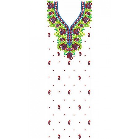 Khaleeji Designer Choice Dress Embroidery Design