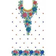 Lahore Textile Trendy Anarkali Dress Embroidery Design