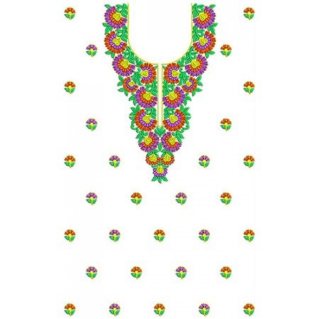 Elegance Algerian Clothing | Neck Embroidery Design