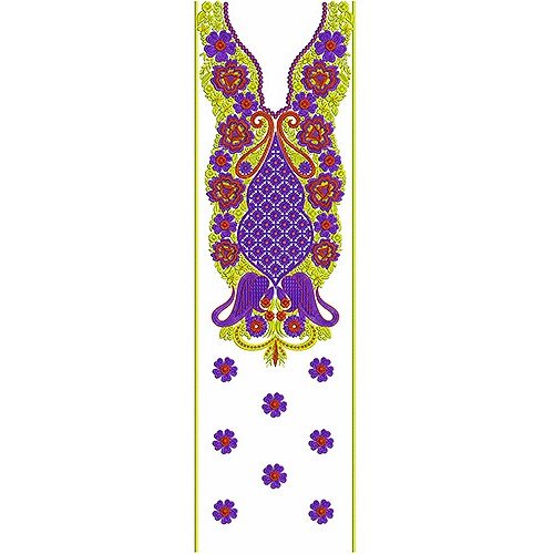 Long Jalabiya Embroidery Design
