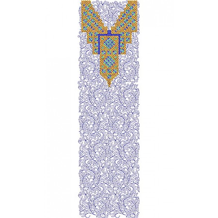 Algerian Fashion Embroidery Dress Design