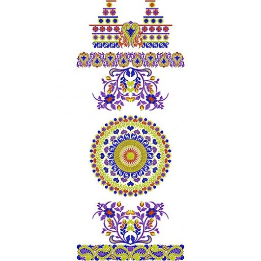 Pakistani Bridal Embroidery Designs 4027 Pakistani Bridal Embroidery Designs 4027