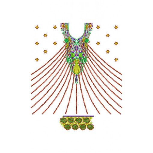 Luxurious Designer Farasha Embroidery Dress Design