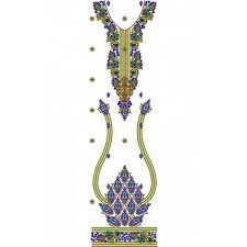 Vest Dress Designer Embroidery Design