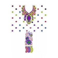 Scotch Dress Newly Arrival Embroidery Design