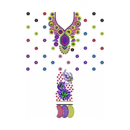 Scotch Dress Newly Arrival Embroidery Design