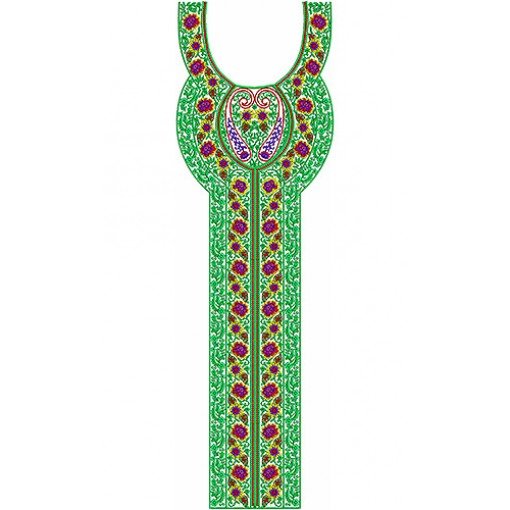 Newly Arrival Algerian Long Neck Embroidery Design