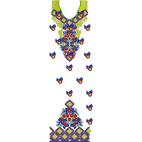 Arabian Clothing Dress Embroidery Design