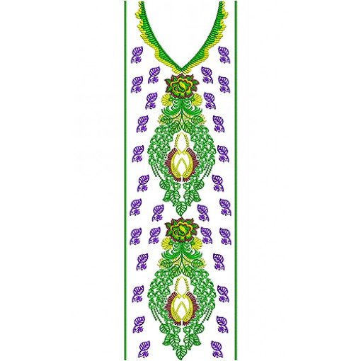 Pakistan Formal Kurtis Embroidery Design