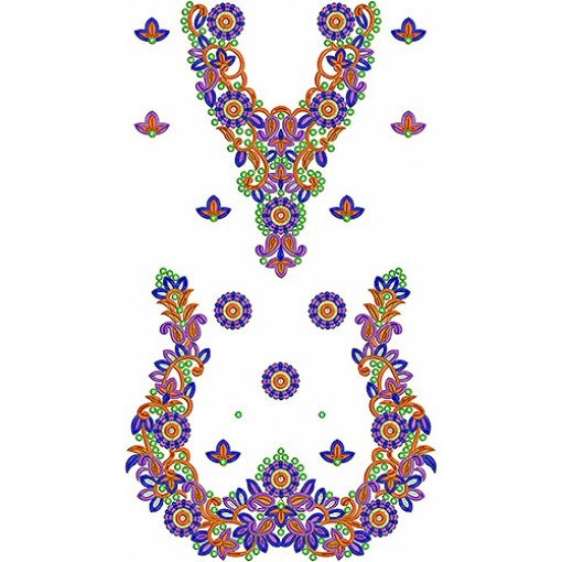 Designer Walima Dress Embroidery Design