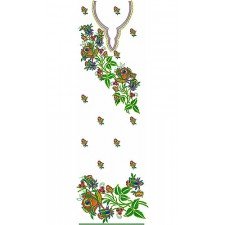 Exquisite Elation Dress Embroidery Design