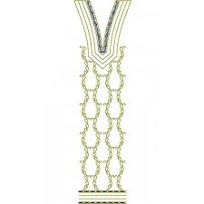 Pakistani Long Dress Embroidery Design