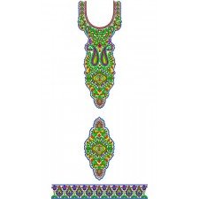 Spring Bloom Floral Top Dresses Embroidery Design