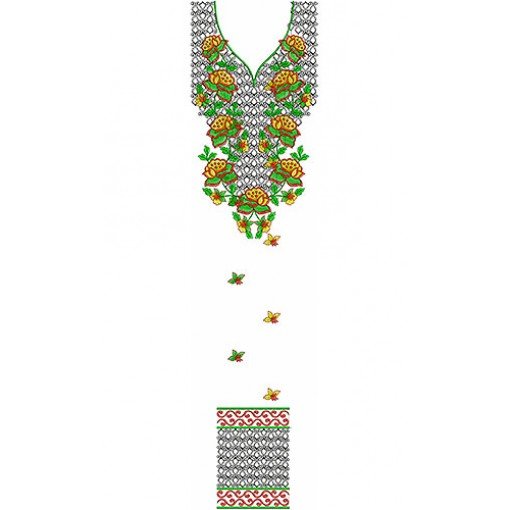 Bengaluru Fashion Girl Dresses Embroidery Design