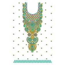 Uzbekistan Cutwork Dress Embroidery Design