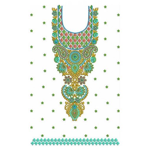 Uzbekistan Cutwork Dress Embroidery Design