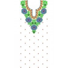 Stemstitch Dress Embroidery Designs 4774