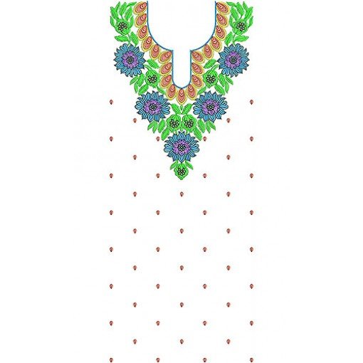 Stemstitch Dress Embroidery Designs 4774