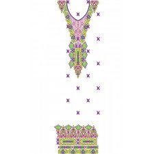Latest Bridal 2014 Dress Embroidery Design