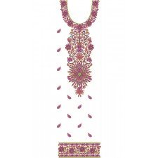 Arabic Style Dress Embroidery Design
