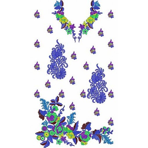 Wedding Dress Design With Embroidery