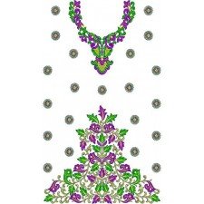 Female Dress Embroidery Design For A Wedding