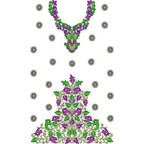 Female Dress Embroidery Design For A Wedding