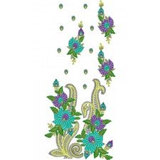 Italian Women Suit Embroidery Design