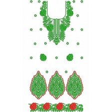 Wedding Machine Embroidery Dress Design