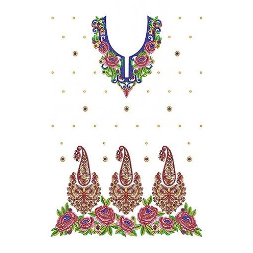 Best Ladies Dress Embroidery Design