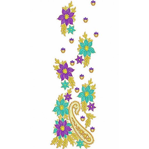 Embroidery Bridesmaid Dress Design