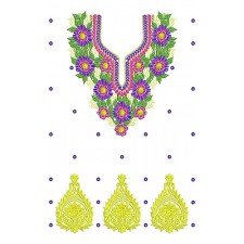 Walima Party Dress Embroidery Design