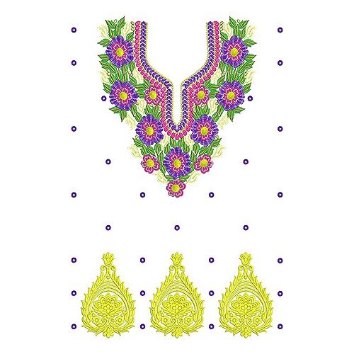 Walima Party Dress Embroidery Design