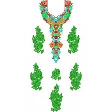 Lovely Embroidery Dress Design For Girls