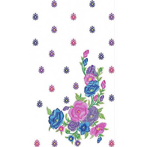 Custom Embroidery Sweat Dress Design
