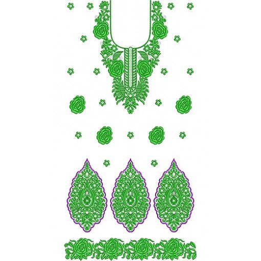 Princess Faith Floral Embroidery Dress Design