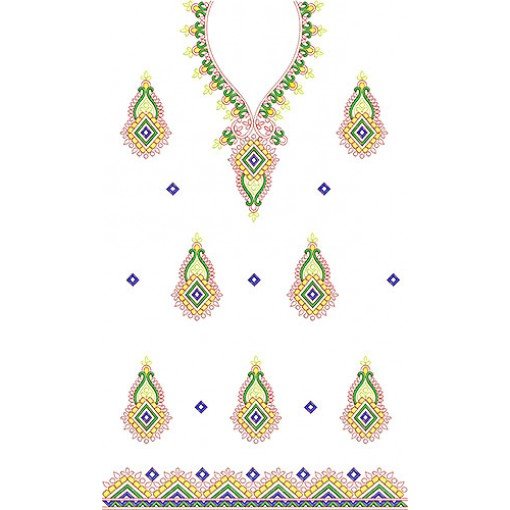 Petite Casual Dress Embroidery Design