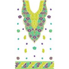 Cute Casual Dress Embroidery Design