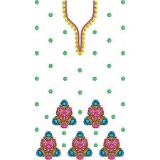 Italian Dress Embroidery Design For Girls