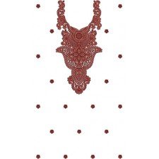 Latest Hot Fashion Dress Embroidery Design