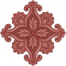 Latest Hot Fashion Dress Embroidery Design