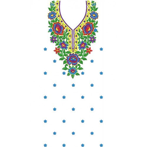 Latest Dress Embroidery Design for Girls