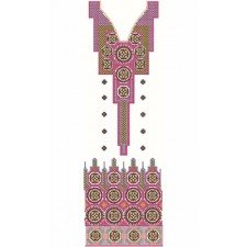 8413  Dress Embroidery Design