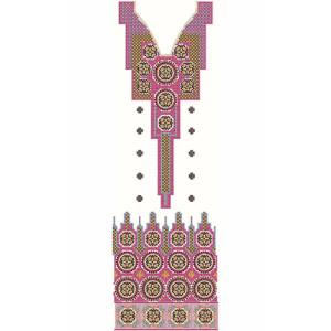 8413 Dress Embroidery Design