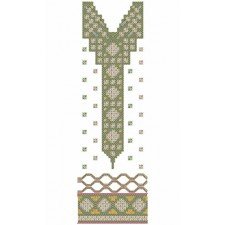 8414 Dress Embroidery Design
