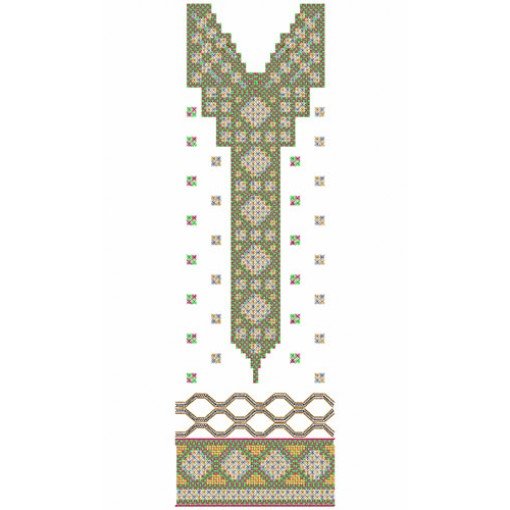 8414 Dress Embroidery Design