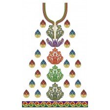 8503 Neck Embroidery Design