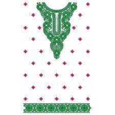 8636 Dress Embroidery Design