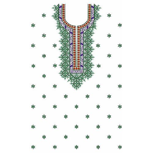 8725 Dress Embroidery Design