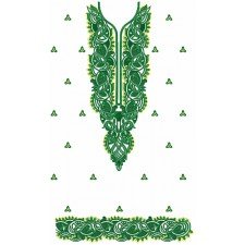 8870 Dress Embroidery Design